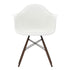 Cadeira de Braços em Plástico Eames DAW / Base Ácer Escuro